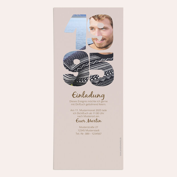 Einladungskarten 30 Geburtstag - Jahrgang 1995