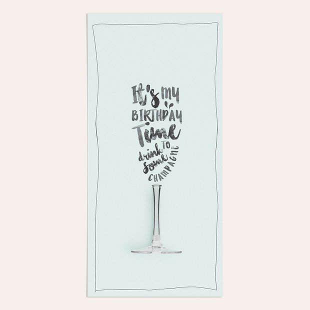 Einladungskarten 30 Geburtstag - Champagner-holic 30