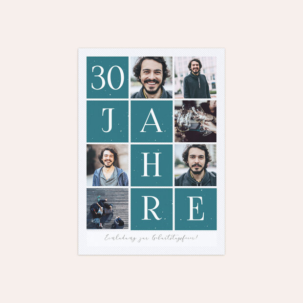 Einladungskarten 30 Geburtstag - Memento 30