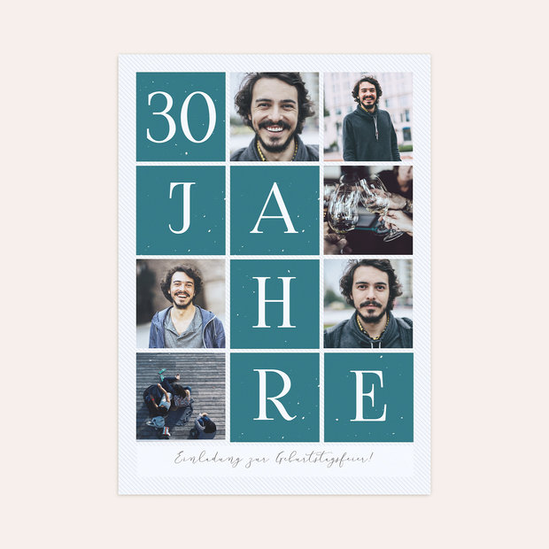 Einladungskarten 30 Geburtstag - Memento 30