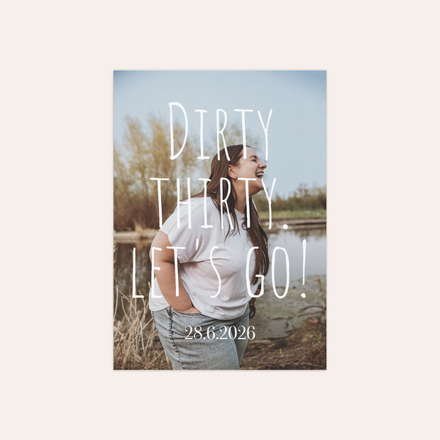 Einladungskarten 30 Geburtstag - Let's go thirty!