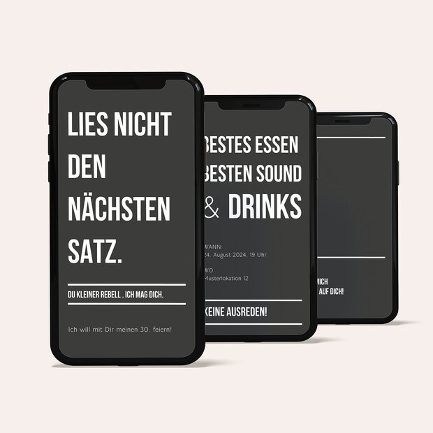 Einladungskarten 30 Geburtstag - Mission: possible!