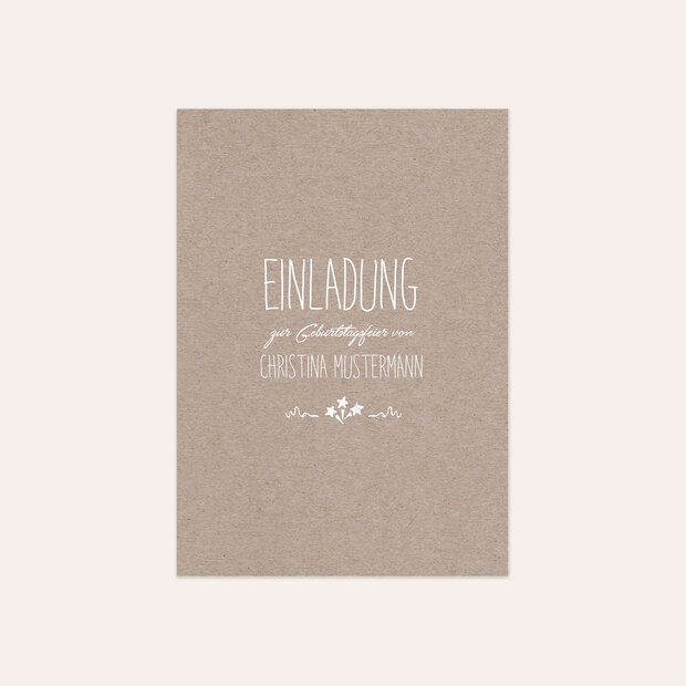 Einladungskarten 40 Geburtstag - Rustique 40