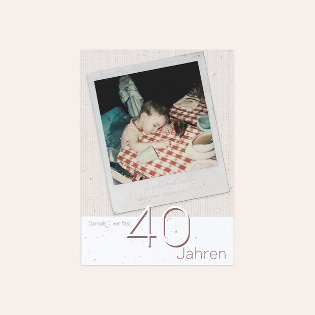 Einladungskarten 40 Geburtstag - Gelungene Feier 40