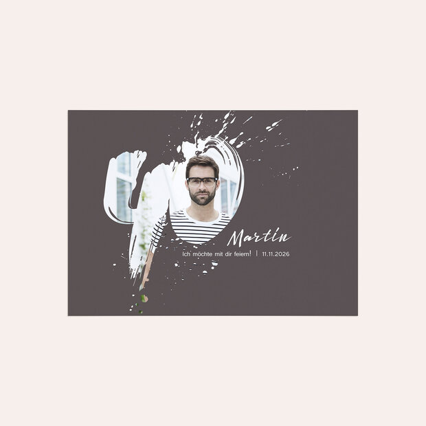 Einladungskarten 40 Geburtstag - Energie 40