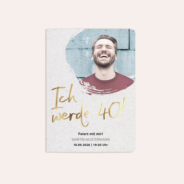 Einladungskarten 40 Geburtstag - Mein Lebensabschnitt