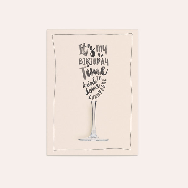 Einladungskarten 40 Geburtstag - Champagner-holic 40