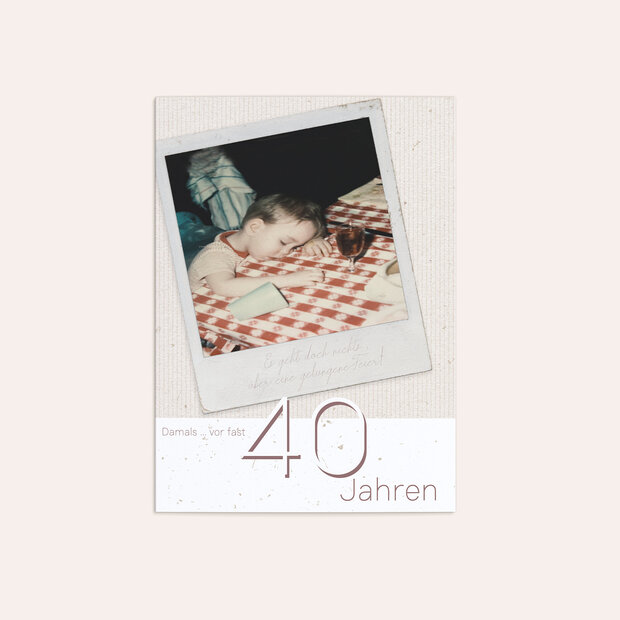 Einladungskarten 40 Geburtstag - Gelungene Feier 40