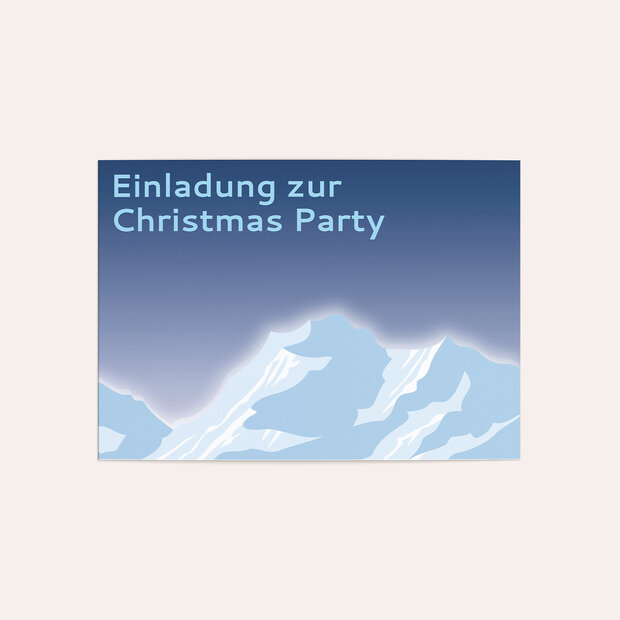 Weihnachtsfeier - Alpen