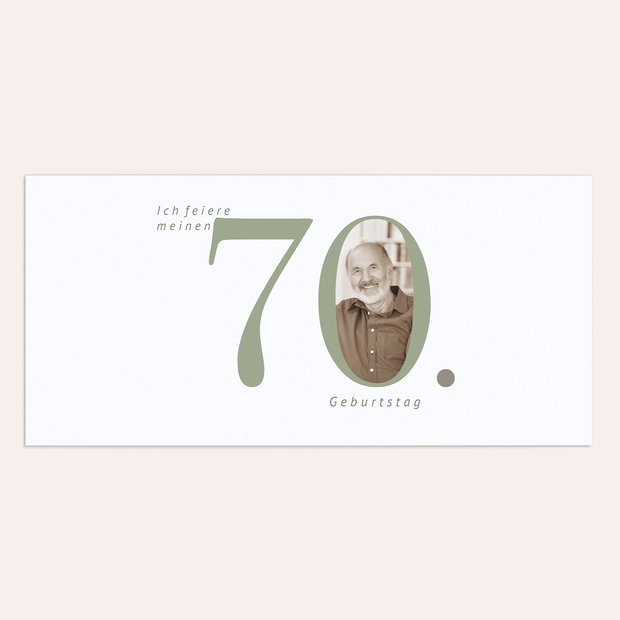 Einladungskarten 70 Geburtstag - In Bestform 70