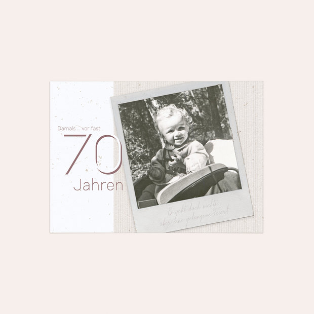 Einladungskarten 70 Geburtstag - Gelungene Feier 70