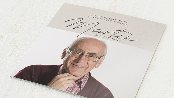 Einladungskarten 75 Geburtstag - Wundervolle Jahre 75