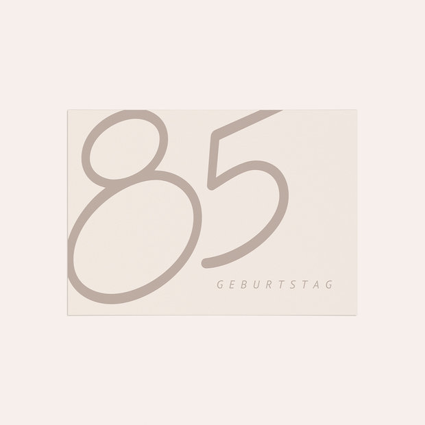 Einladungskarten 85 Geburtstag - Famose 85