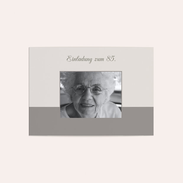 Einladungskarten 85 Geburtstag - Lebensfreude 85