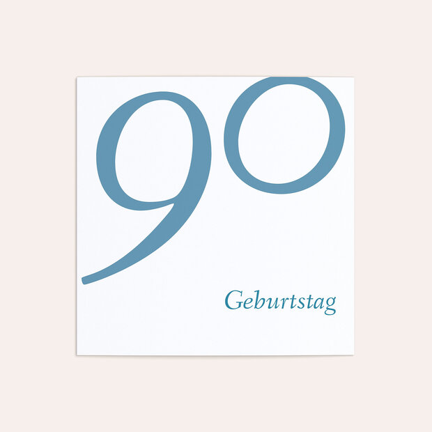 Einladungskarten 90 Geburtstag - Meine Neunzig