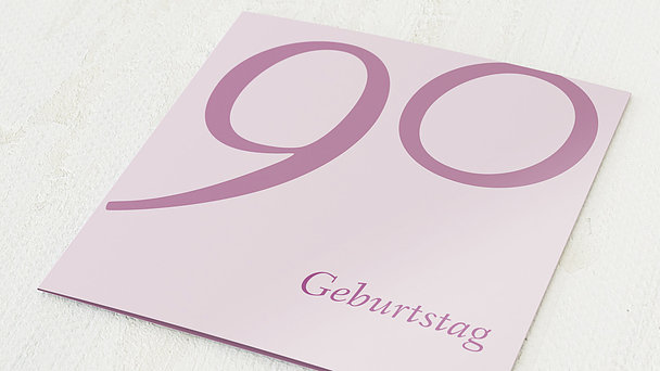 Einladungskarten 90 Geburtstag - Meine Neunzig