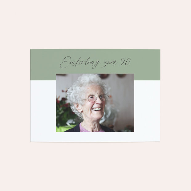 Einladungskarten 90 Geburtstag - Frische Brise 90