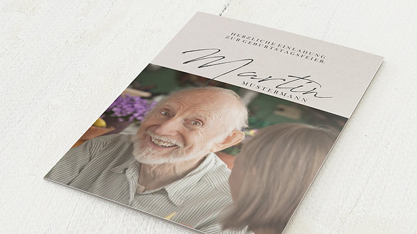 Einladungskarten 90 Geburtstag - Wundervolle Jahre 90