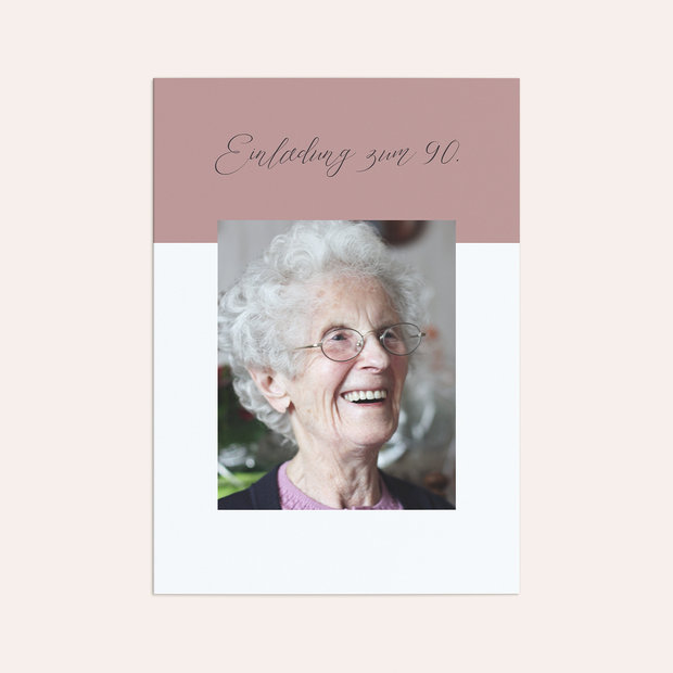 Einladungskarten 90 Geburtstag - Frische Brise 90