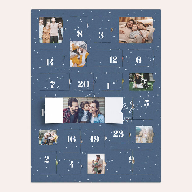 Adventskalender - Foto-Adventskalender “Schneeglitzer”