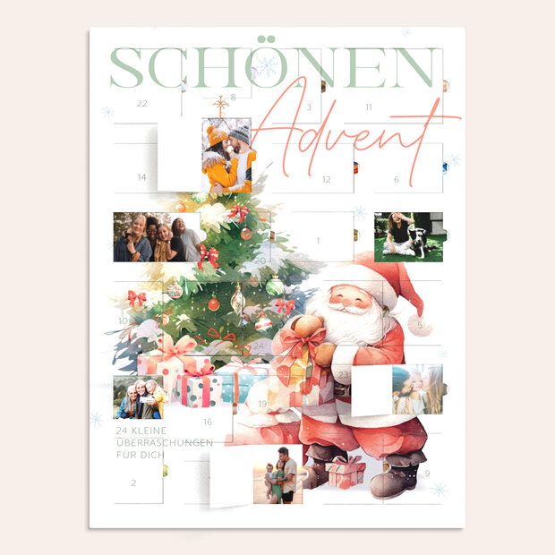 Adventskalender - Foto-Adventskalender “Santa Claus“