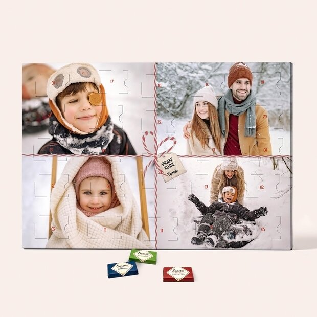 Adventskalender - Adventskalender „Süße Vorfreude“ mit Schokolade
