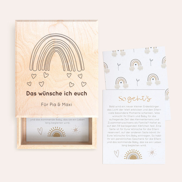 Geschenke Babyparty - Wunschbox 