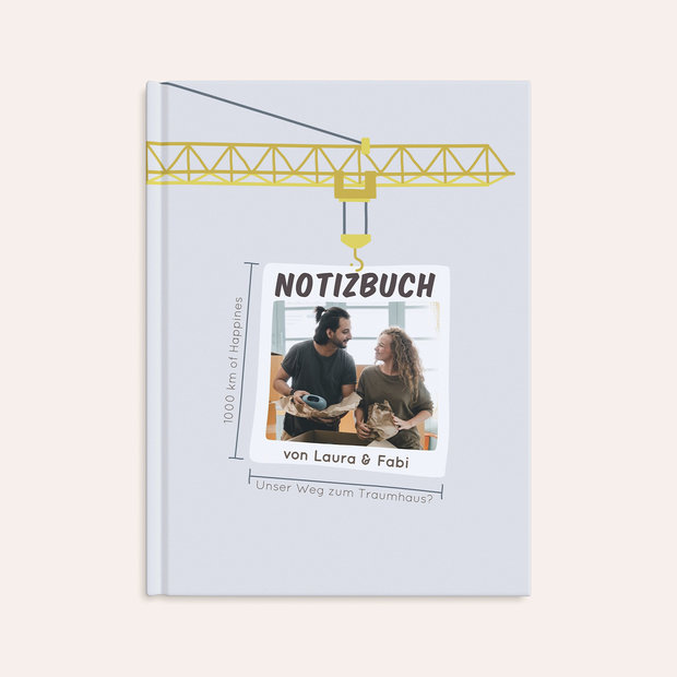 Geschenke zum Richtfest - Notizbuch - Bauherren