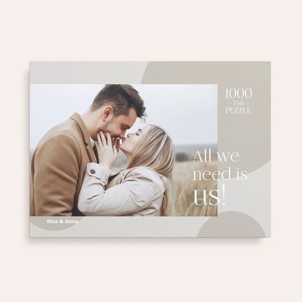 Geschenke zur Verlobung - Fotopuzzle 1000 Teile