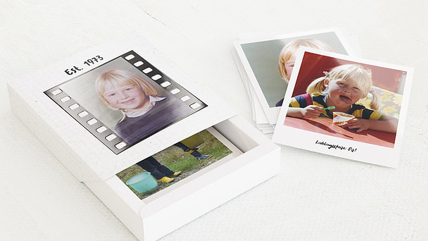 Geschenke zum 50 Geburtstag - Fotobox “Retro Erinnerungen”