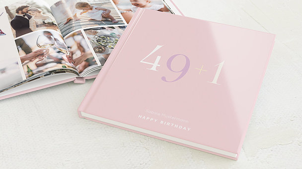 Geschenke zum 50 Geburtstag - Fotobuch “49+1”
