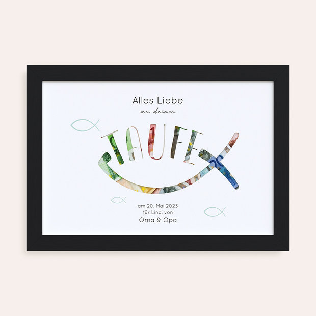 Geldgeschenke - Regenbogen-Fisch
