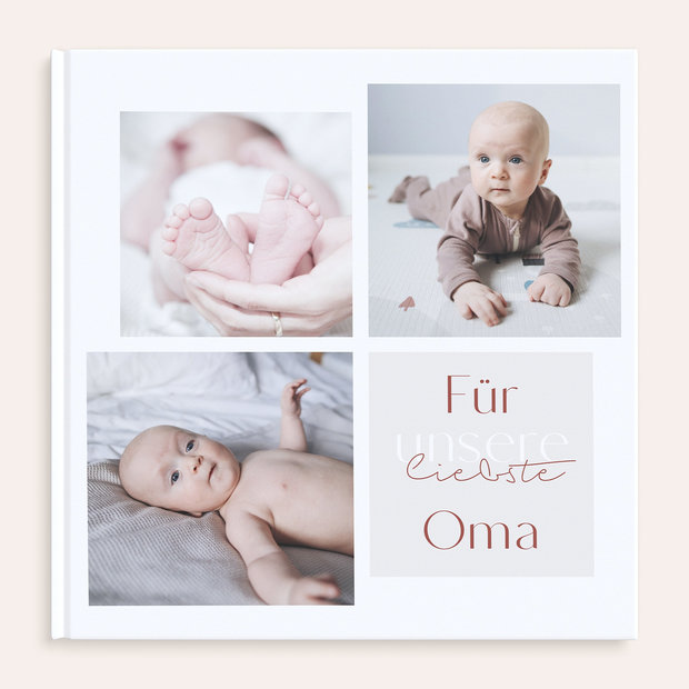 Geschenke für Oma - Fotobuch “Herzenswärme”