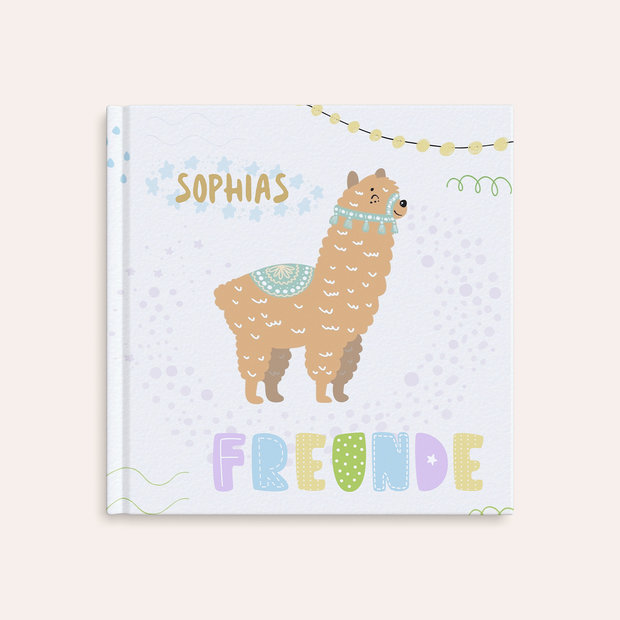 Geschenke für Kinder - Freundebuch - Alpaka