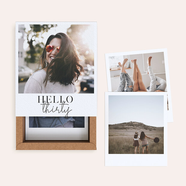 Geschenke zum 30 Geburtstag - Fotobox “Hello 30”
