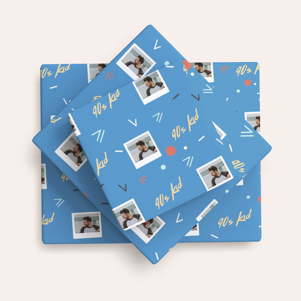 Geschenke zum 30 Geburtstag - Personalisiertes Geschenkpapier