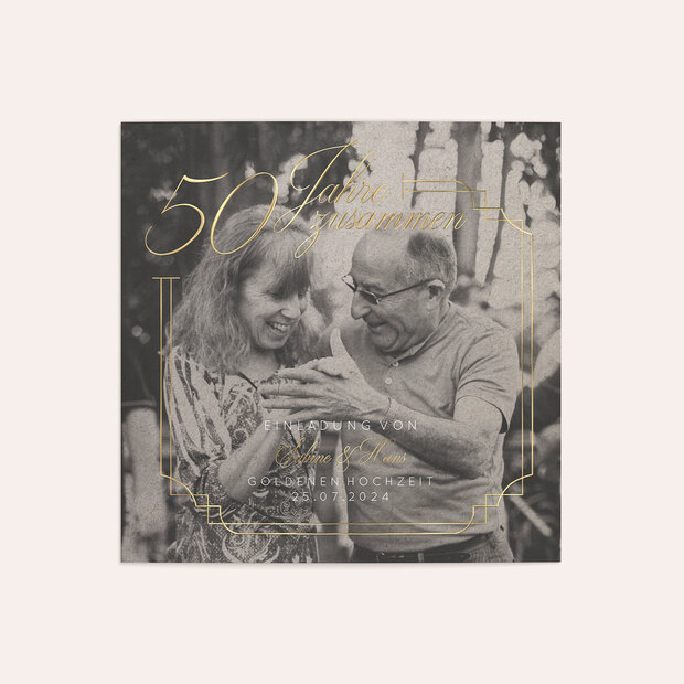 Goldene Hochzeit - Goldene Freude