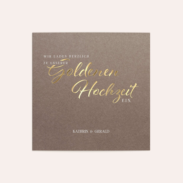 Goldene Hochzeit - Rustikale Eleganz