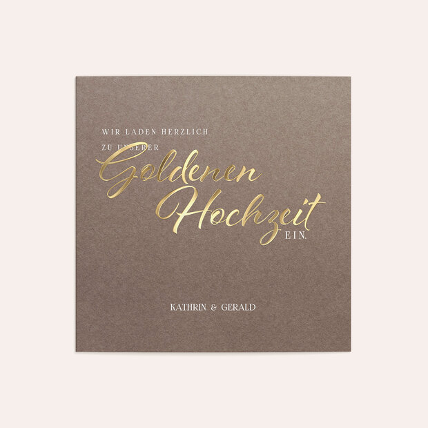 Goldene Hochzeit - Rustikale Eleganz