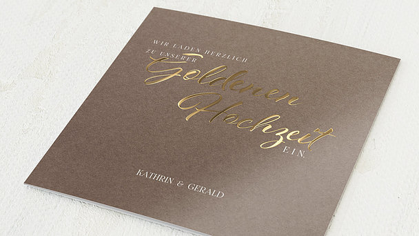 Goldene Hochzeit - Rustikale Eleganz