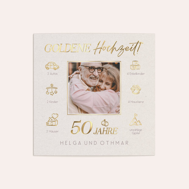 Goldene Hochzeit - Unser wundervolles Leben