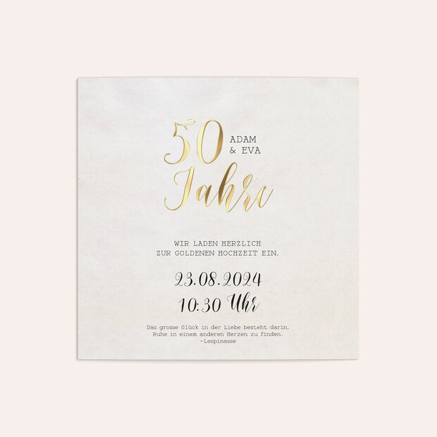 Goldene Hochzeit - Luftsprung für 50 Jahre