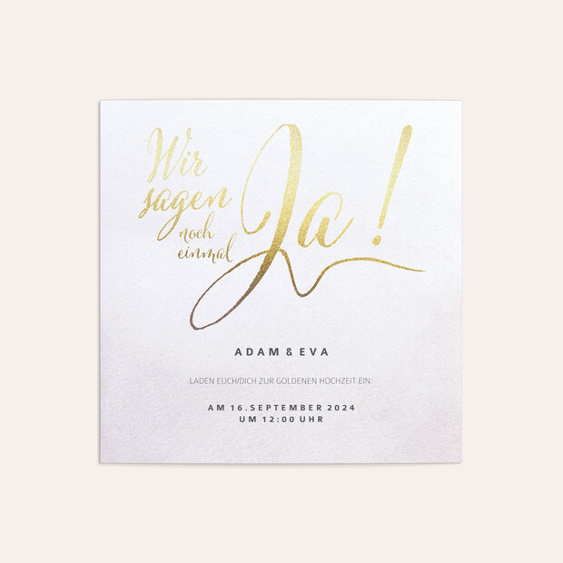 Goldene Hochzeit - Bedeutsame Zweisamkeit