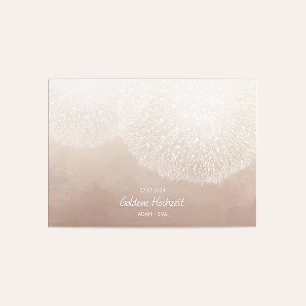 Goldene Hochzeit - Löwenzahn