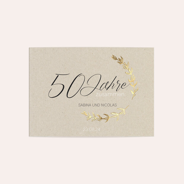 Goldene Hochzeit - Freudenjahre