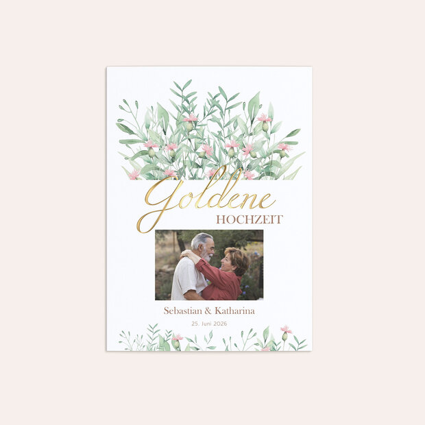 Goldene Hochzeit - Immergrüne Harmonie