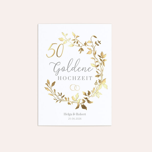 Goldene Hochzeit - Veredeltes Jubiläum