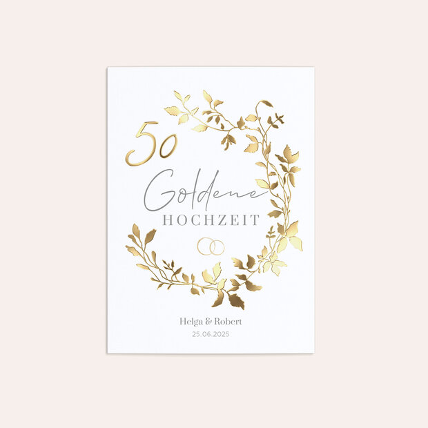 Goldene Hochzeit - Veredeltes Jubiläum