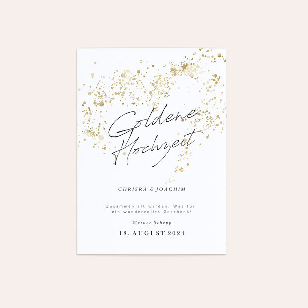 Goldene Hochzeit - Freudensprenkel
