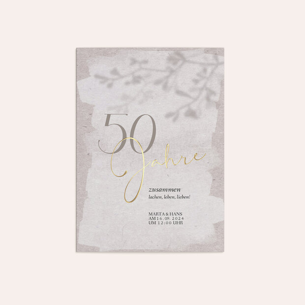Goldene Hochzeit - Unser Jahrestag